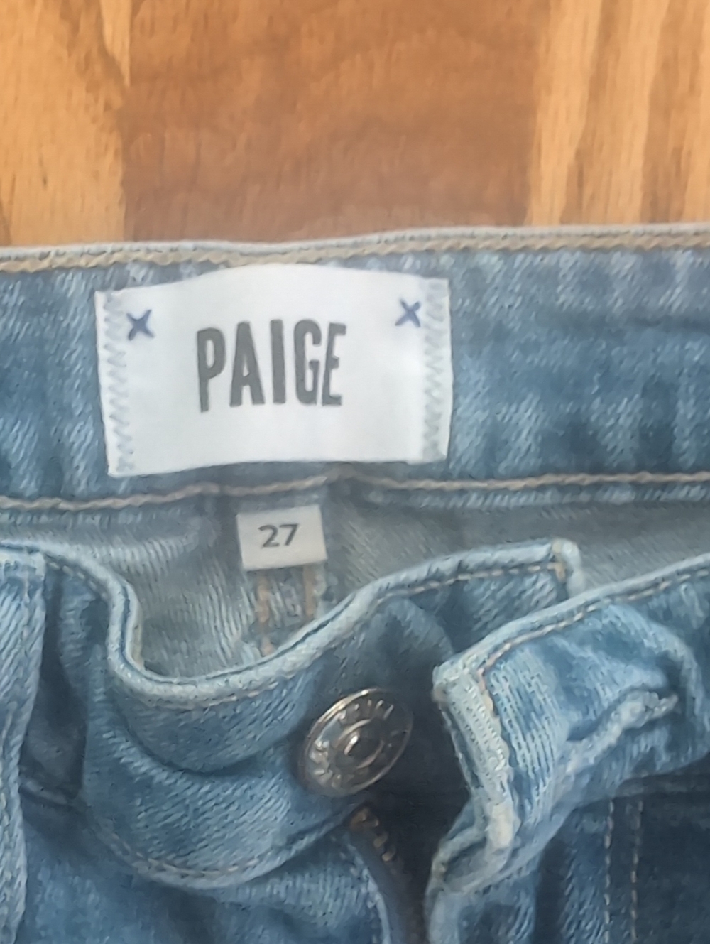 PAIGE Light Wash Women's Jeans - Classic Blue Denim